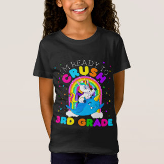 Camiseta Niños estoy listo para aplastar a Unicornio de ter