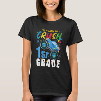 Camiseta Niños Estoy Listo Para Aplastar Camión Monstruo de