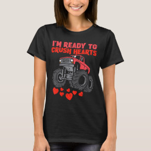 Camiseta Niños Estoy Listo Para Aplastar Corazones Camión M