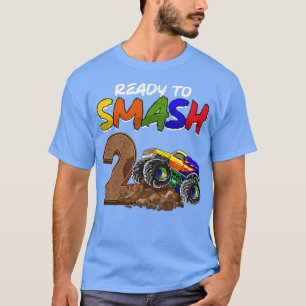 Camiseta Niños Estoy Listo Para Aplastar Cumpleaños Camione