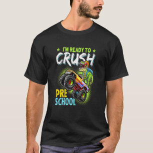 Camiseta Niños estoy listo para aplastar el camión de monst