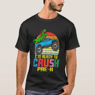 Camiseta Niños estoy listo para aplastar el camión de monst