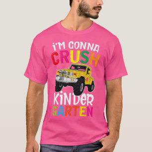 Camiseta Niños, estoy listo para aplastar el camión monstru