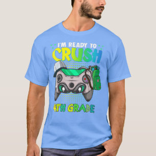 Camiseta Niños, estoy listo para aplastar el cuarto grado,