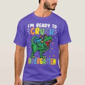 Camiseta Niños estoy listo para aplastar el dinosaurio de l