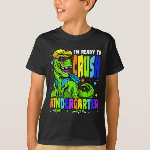 Camiseta Niños estoy listo para aplastar el dinosaurio de l