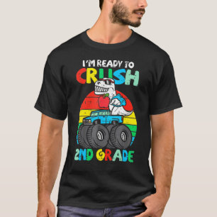 Camiseta Niños estoy listo para aplastar el Monster Tru Din