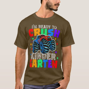 Camiseta Niños estoy listo para aplastar el monstruo de gua
