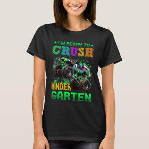 Camiseta Niños estoy listo para aplastar el monstruo de gua