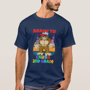 Camiseta Niños Estoy listo para aplastar el segundo grado d