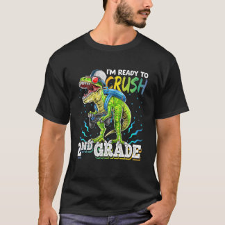 Camiseta Niños, estoy listo para aplastar el video de dinos