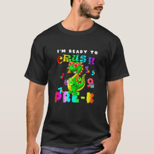 Camiseta Niños Estoy Listo Para Aplastar Kindergarten Monst