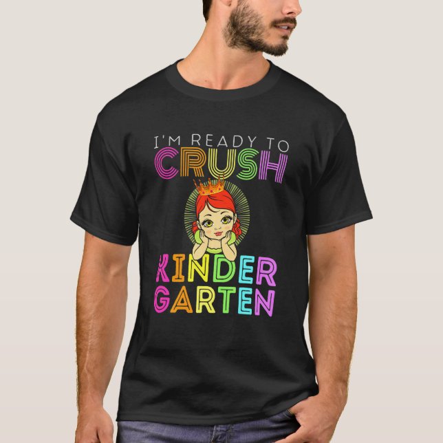 Camiseta Niños Estoy Listo Para Aplastar La Escuela De Grad (Anverso)