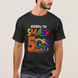 Camiseta Niños Estoy Listo Para Romper Ser Un Camión De 5 M