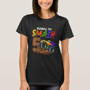Camiseta Niños Estoy Listo Para Romper Ser Un Camión De 5 M