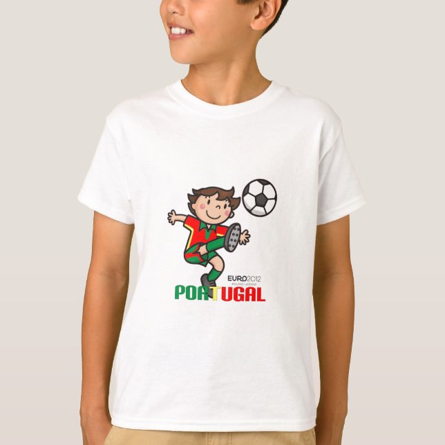 Camiseta Niños - euro 2012 - Portugal (Anverso)