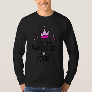 Camiseta Niños fabulosos y 4 años