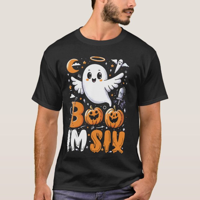 Camiseta Niños Fantasma Boo Soy Hallowe de Niños de 36 Años (Anverso)