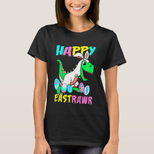 Camiseta Niños felices del Eastrawr T Rex Dinosaur Toddler