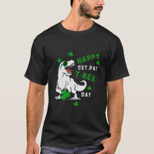 Camiseta Niños felices Día de St Pat Trex Dino St.Patricks