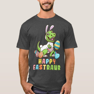 Camiseta Niños Felices Eastrawar Tre Easter Bunny Egg Dinos