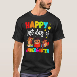 Camiseta Niños Felices El Último Día Del Profesor De Kinder
