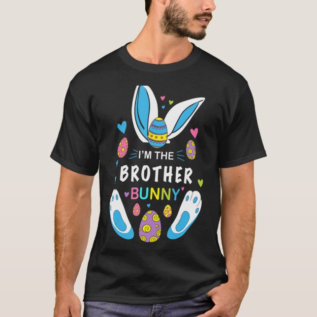 Camiseta Niños Felices Pascua, Soy El Hermano Conejito Oído (Anverso)