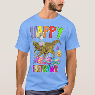 Camiseta Niños Feliz Eastrawr Tre Dinosaur Bunny Egg Hunt E