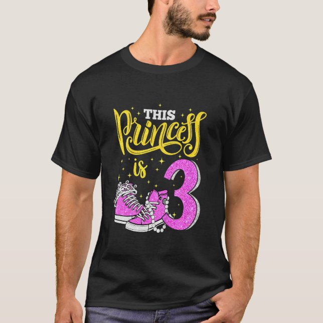 Camiseta Niños Feliz Noveno Cumpleaños Para Chicas Corona D (Anverso)