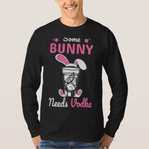 Camiseta Niños Feliz Pascua Algunos conejitos necesitan fon