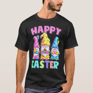 Camiseta Niños Feliz Pascua Gnome Bunny Ears Graciosos Huev