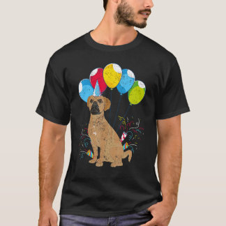 Camiseta Niños Fiesta de cumpleaños Mascota de perro animal
