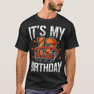 Camiseta Niños Fiestas De Baloncesto De 12 Años K