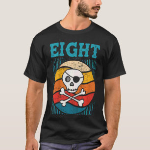 Camiseta Niños Fiestas piratas de 8 años Gi