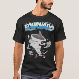 Camiseta Niños Fournado Cumpleaños Niño de 4 años cuarto Fi
