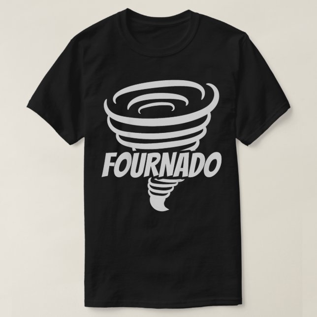 Camiseta Niños Fournado Toddler Chica Cumpleaños 4 Años Niñ (Diseño del anverso)