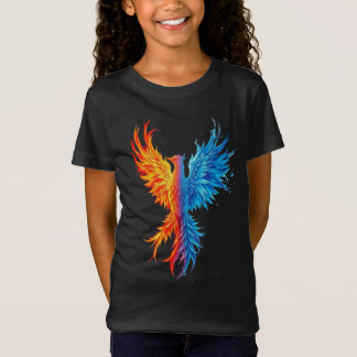 Camiseta Niños "Fuego y Hielo" Gráfico de Phoenix Rising