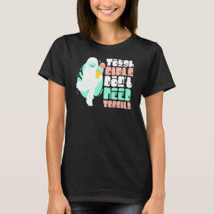 Camiseta Niños fuertes Chicas no necesitan tonsilios Yeti R