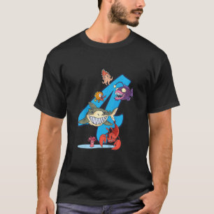 Camiseta Niños Futuro Biólogo Marino 4 Año 4 Cumpleaños B