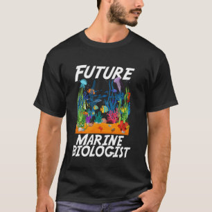 Camiseta Niños futuros biólogos marinos niños estudiantes