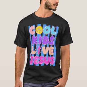 Camiseta Niños geniales y elegantes aman las rayas de Jesús