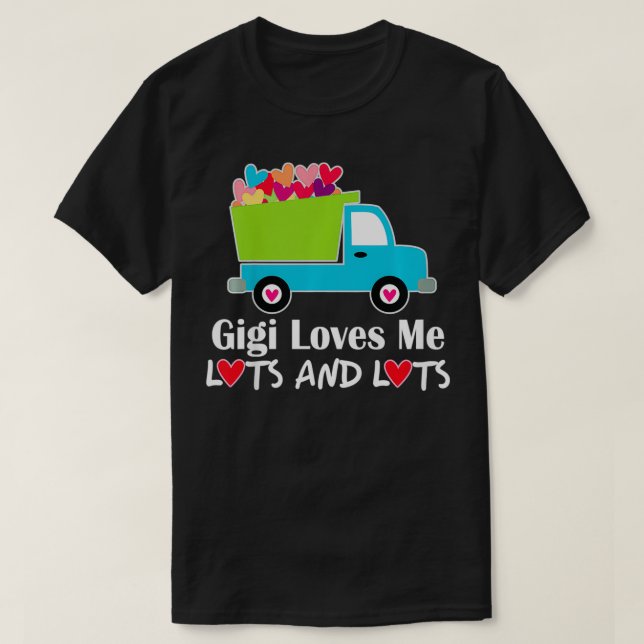 Camiseta Niños Gigi Me Ama Nieto Valentine Camión (Diseño del anverso)