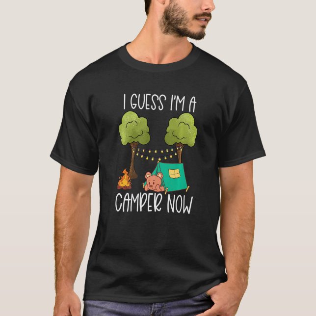 Camiseta Niños Glamando Gear Cute Oso Tent Camping Stu (Anverso)