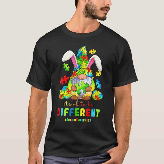 Camiseta Niños Gnomes De Pascua Alumbrando Rompecabezas Ace (Anverso)