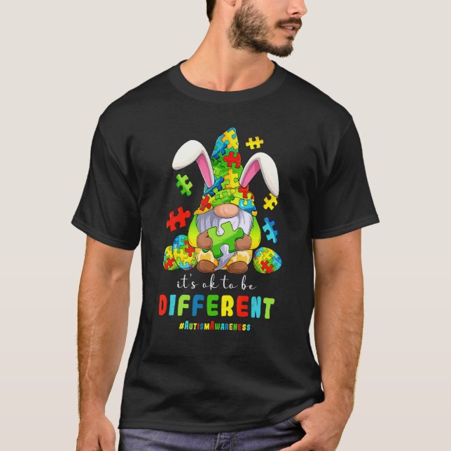 Camiseta Niños Gnomes De Pascua Alumbrando Rompecabezas Ace (Anverso)