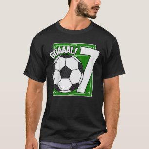 Camiseta Niños Goaal 7 Años Jueves En El Fútbol De 7 Años