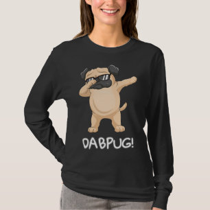 Camiseta Niños Gracioso Dabbing pug Regalo gafas de sol de