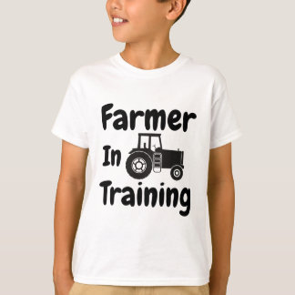 Camiseta Niños Graciosos Campesinos De Tractores En Tractor