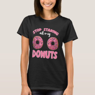 Camiseta Niños Graciosos No Dejan De Mirar A Mis Donuts Dou