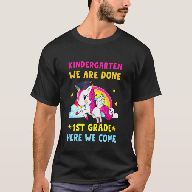 Camiseta Niños Graduados de Kindergarten Magical Unicorn Ki (Anverso)